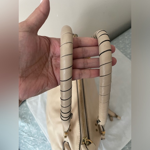 Chloe Marcie Large Double Carry Satchel Bag - Picture 6 of 16